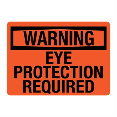 ANSI Eye Protection Required